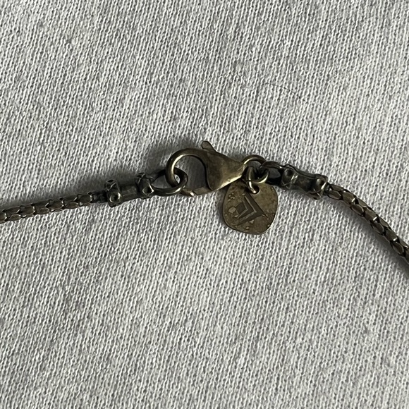 Silpada Engraved Sterling Silver Cascading Smoky Quartz Citrine Necklace N1454 - Picture 3 of 3